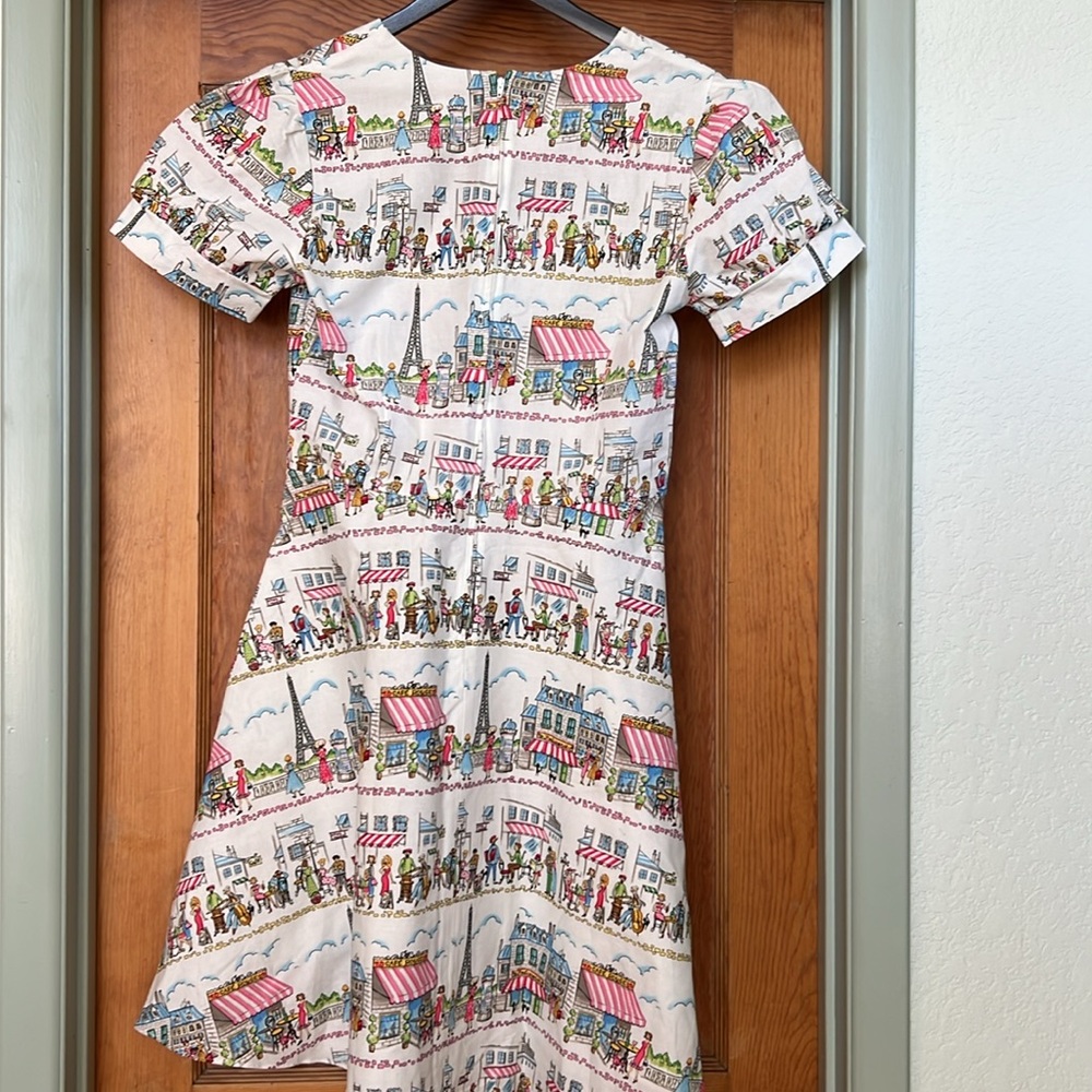 Rare Bernie Dexter made in the US swinging rockabilly dress Sweet 16 NWOT - Picture 4 of 10